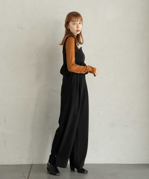 ヘムフック２WAYワイドパンツ（その他パンツ）｜hinari（ヒナリ）