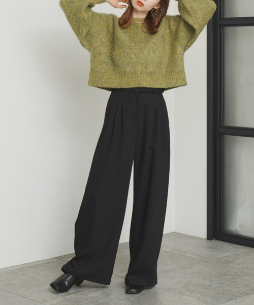 ヘムフック２WAYワイドパンツ（その他パンツ）｜hinari（ヒナリ）