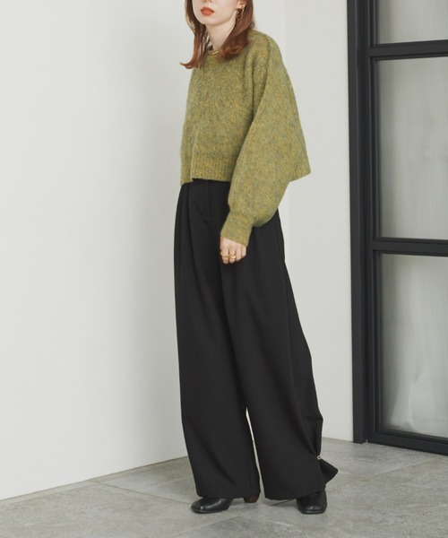 ヘムフック２WAYワイドパンツ（その他パンツ）｜hinari（ヒナリ）