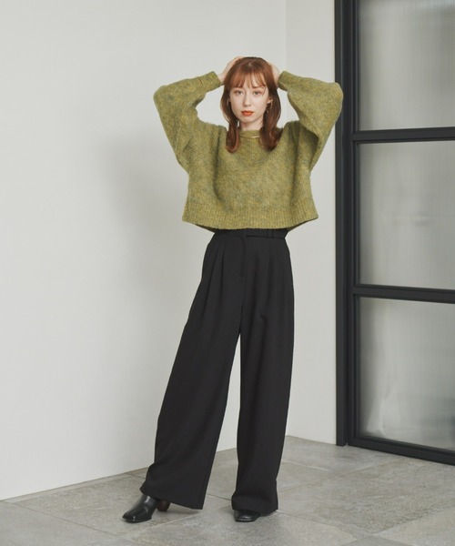 ヘムフック２WAYワイドパンツ（その他パンツ）｜hinari（ヒナリ）