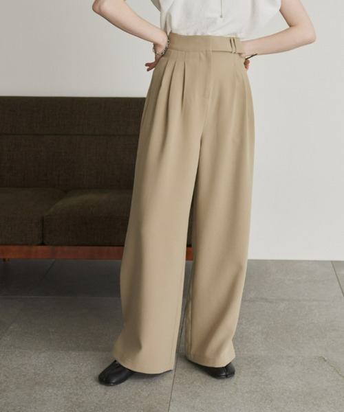 ヘムフック２WAYワイドパンツ（その他パンツ）｜hinari（ヒナリ）