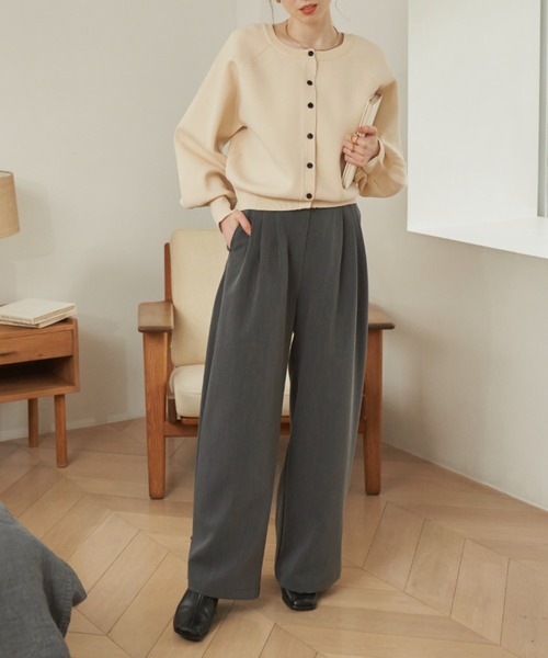 ヘムフック２WAYワイドパンツ（その他パンツ）｜hinari（ヒナリ）