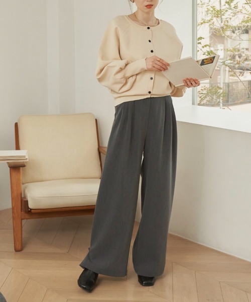 ヘムフック２WAYワイドパンツ（その他パンツ）｜hinari（ヒナリ）