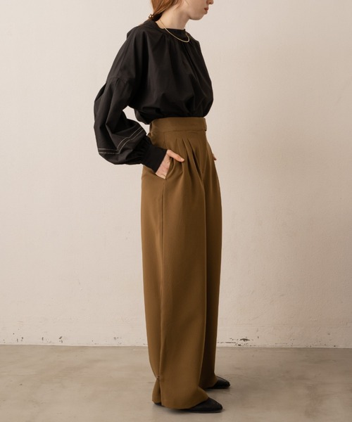 ヘムフック２WAYワイドパンツ（その他パンツ）｜hinari（ヒナリ）