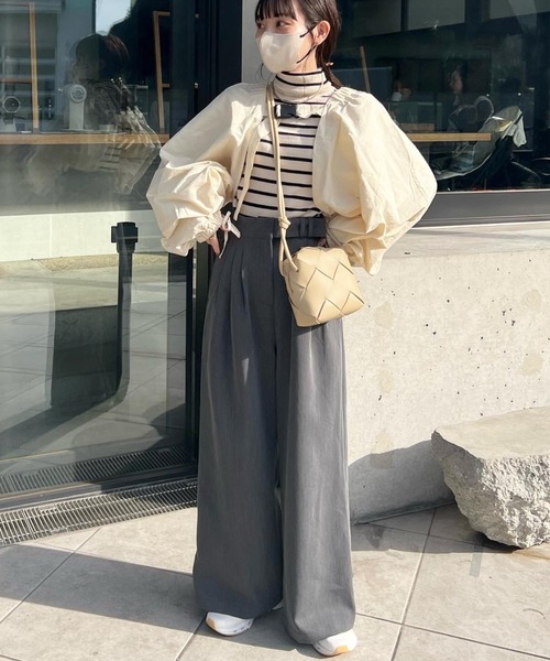 ヘムフック２WAYワイドパンツ（その他パンツ）｜hinari（ヒナリ）