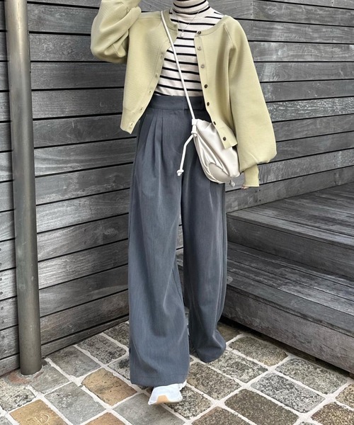 ヘムフック２WAYワイドパンツ（その他パンツ）｜hinari（ヒナリ）