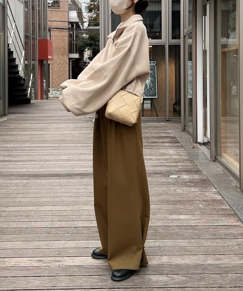 ヘムフック２WAYワイドパンツ（その他パンツ）｜hinari（ヒナリ）