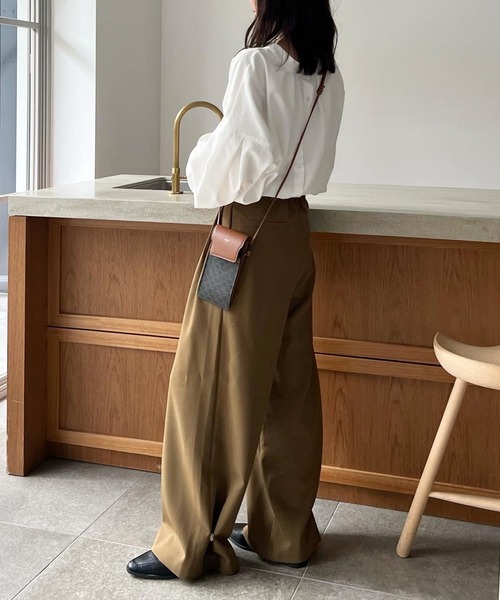 ヘムフック２WAYワイドパンツ（その他パンツ）｜hinari（ヒナリ）