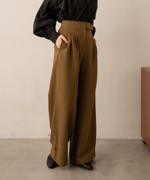 ヘムフック２WAYワイドパンツ（その他パンツ）｜hinari（ヒナリ）