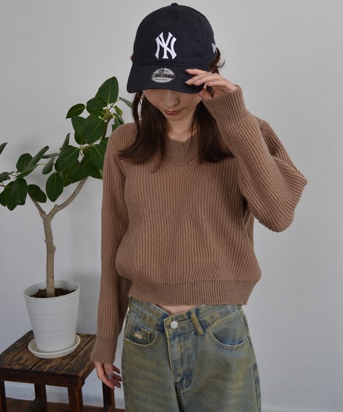 セール】ミニVネックニットPO（ニット/セーター）｜PIN（ピン）の