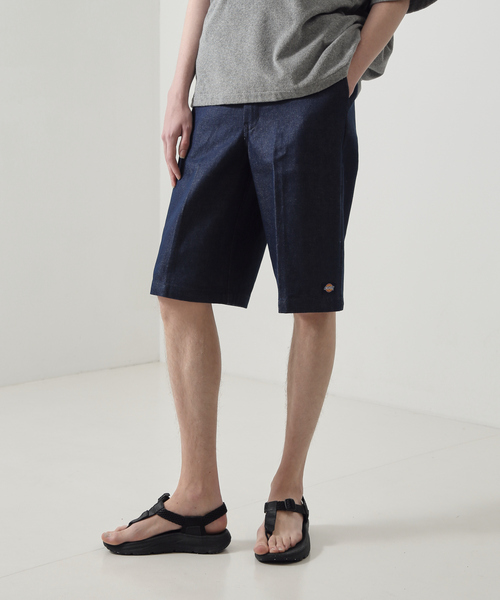 Dickies(ディッキーズ)の「Dickies/ディッキーズ 13インチポケットデニム ワークショーツ(デニムパンツ・メンズ・インディゴブルー/ネイビー/ライトブルー・28/30/32/34/36)」の1枚目の写真