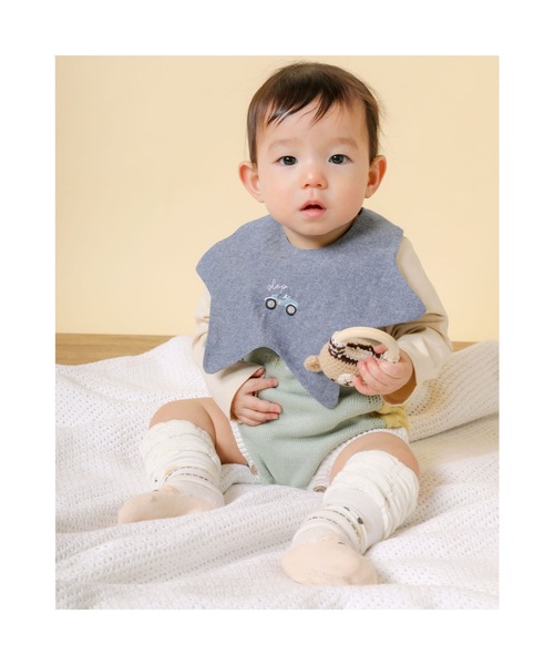 SLAP SLIP BABY（スラップスリップベビー）の「SLAPSLIPBABY/【日本製】チェリーアニマルクマフェイスレッグウォーマーベビー（レッグウォーマー・キッズ・ブルー/ホワイト/ピンク/オフホワイト・ONESIZE）」の5枚目の写真