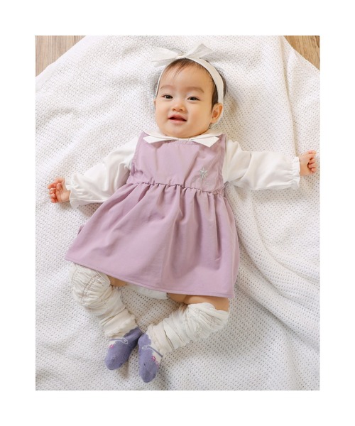 SLAP SLIP BABY（スラップスリップベビー）の「SLAPSLIPBABY/【日本製】チェリーアニマルクマフェイスレッグウォーマーベビー（レッグウォーマー・キッズ・ブルー/ホワイト/ピンク/オフホワイト・ONESIZE）」の8枚目の写真