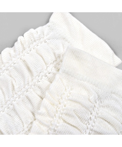 SLAP SLIP BABY（スラップスリップベビー）の「SLAPSLIPBABY/【日本製】チェリーアニマルクマフェイスレッグウォーマーベビー（レッグウォーマー・キッズ・ブルー/ホワイト/ピンク/オフホワイト・ONESIZE）」の12枚目の写真