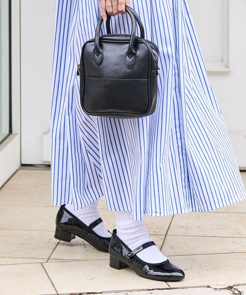 FREAK'S STORE(フリークスストア)の「ROVERETO/ロベレート ローヒールストラップシューズ(パンプス・レディース・ブラック/レッド・36/37/38)」の1枚目の写真