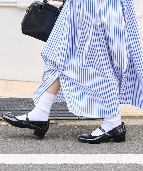 FREAK'S STORE(フリークスストア)の「ROVERETO/ロベレート ローヒールストラップシューズ(パンプス・レディース・ブラック/レッド・36/37/38)」の5枚目の写真