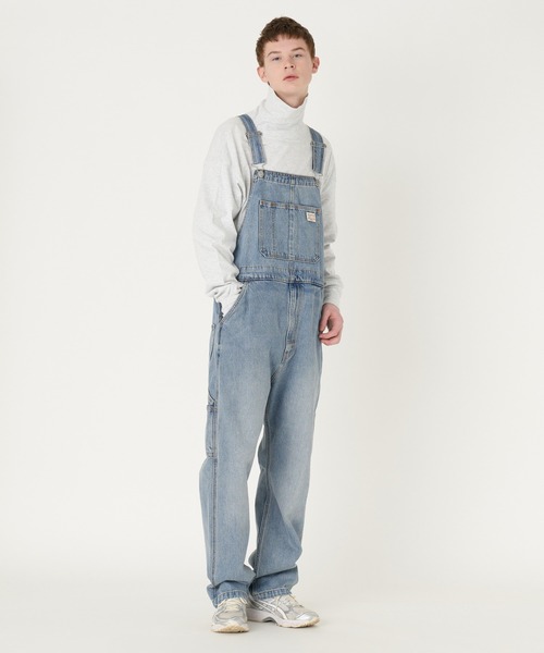 Levi's(リーバイス)の「Levi's/リーバイス オーバーオール ライトインディゴ STONEWASH(サロペット/オーバーオール・メンズ・ライトインディゴブルー・L/M/S/XL)」の5枚目の写真
