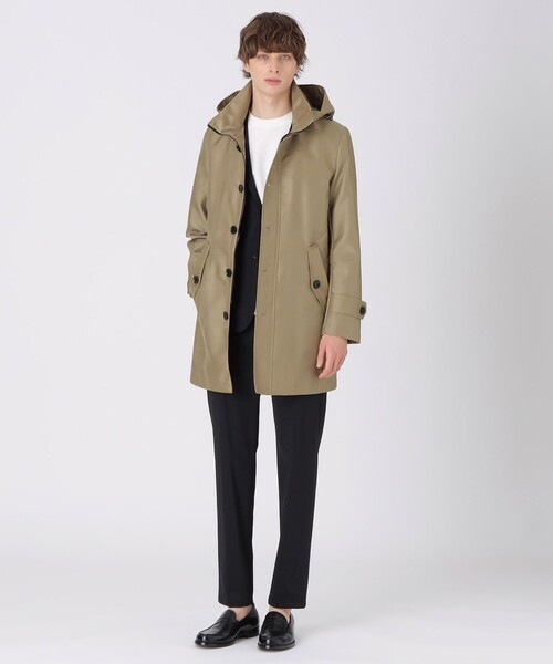 BLACK LABEL CRESTBRIDGE(ブラックレーベル・クレストブリッジ)の「シャドークレストブリッジチェックシティーパーカー(ブルゾン・メンズ・ベージュ系その他/ネイビー/グレー・L/M/XL)」の3枚目の写真