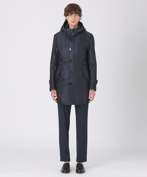 BLACK LABEL CRESTBRIDGE(ブラックレーベル・クレストブリッジ)の「シャドークレストブリッジチェックシティーパーカー(ブルゾン・メンズ・ベージュ系その他/ネイビー/グレー・L/M/XL)」の15枚目の写真