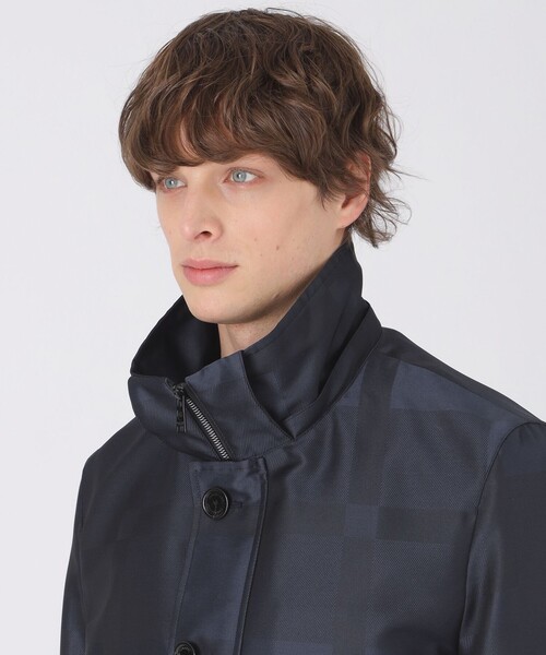 BLACK LABEL CRESTBRIDGE(ブラックレーベル・クレストブリッジ)の「シャドークレストブリッジチェックシティーパーカー(ブルゾン・メンズ・ベージュ系その他/ネイビー/グレー・L/M/XL)」の10枚目の写真