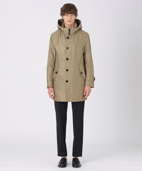 BLACK LABEL CRESTBRIDGE(ブラックレーベル・クレストブリッジ)の「シャドークレストブリッジチェックシティーパーカー(ブルゾン・メンズ・ベージュ系その他/ネイビー/グレー・L/M/XL)」の8枚目の写真