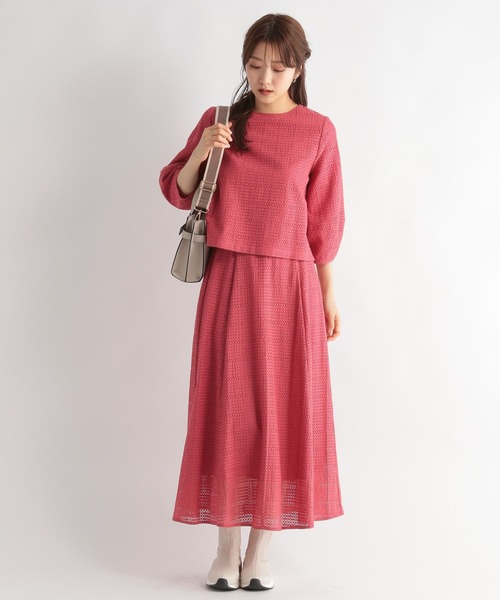 Andemiu(アンデミュウ)の「【セットアップ対応】コウシレースブラウス187601(シャツ/ブラウス・レディース・ブラック/ピンク/アイボリー・FREE)」の13枚目の写真