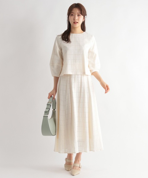 Andemiu(アンデミュウ)の「【セットアップ対応】コウシレースブラウス187601(シャツ/ブラウス・レディース・ブラック/ピンク/アイボリー・FREE)」の19枚目の写真