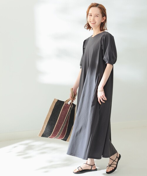 B:MING by BEAMS（ビーミングバイビームス）の「B:MING by BEAMS / 袖 タック ワンピース（ワンピース・レディース・ブルー系その他/スミクロ/オリーブ・FREE）」の16枚目の写真