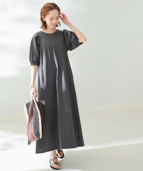 B:MING by BEAMS（ビーミングバイビームス）の「B:MING by BEAMS / 袖 タック ワンピース（ワンピース・レディース・ブルー系その他/スミクロ/オリーブ・FREE）」の14枚目の写真