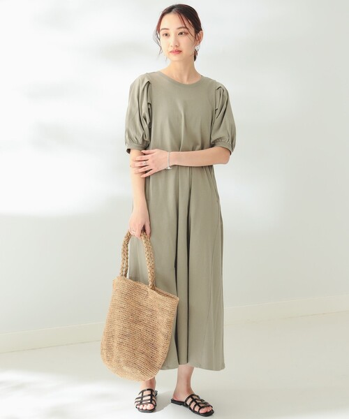 B:MING by BEAMS（ビーミングバイビームス）の「B:MING by BEAMS / 袖 タック ワンピース（ワンピース・レディース・ブルー系その他/スミクロ/オリーブ・FREE）」の10枚目の写真