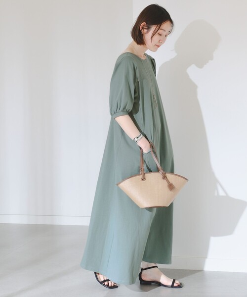 B:MING by BEAMS（ビーミングバイビームス）の「B:MING by BEAMS / 袖 タック ワンピース（ワンピース・レディース・ブルー系その他/スミクロ/オリーブ・FREE）」の19枚目の写真