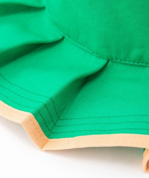 Casselini（キャセリーニ）の「Casselini(キャセリーニ)kidsプリーツハット（ハット・キッズ・グリーン/ブラック・FREE）」の9枚目の写真