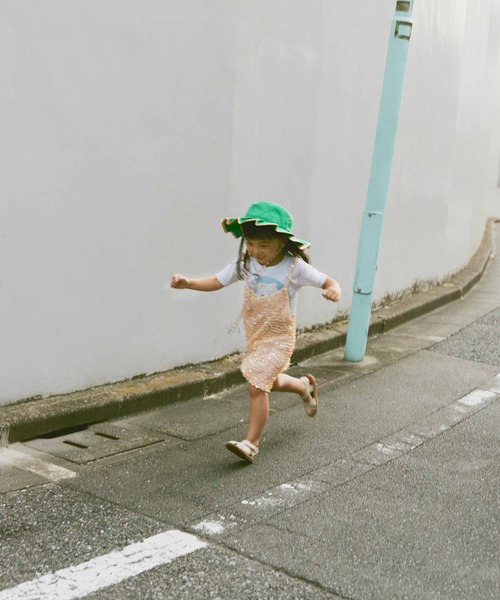 Casselini（キャセリーニ）の「Casselini(キャセリーニ)kidsプリーツハット（ハット・キッズ・グリーン/ブラック・FREE）」の15枚目の写真