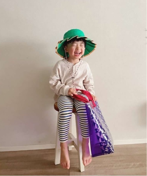 Casselini（キャセリーニ）の「Casselini(キャセリーニ)kidsプリーツハット（ハット・キッズ・グリーン/ブラック・FREE）」の18枚目の写真