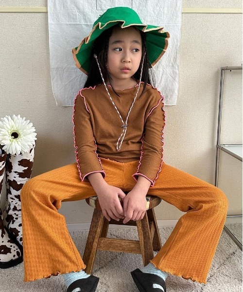 Casselini（キャセリーニ）の「Casselini(キャセリーニ)kidsプリーツハット（ハット・キッズ・グリーン/ブラック・FREE）」の16枚目の写真