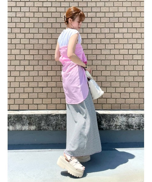 Lee(リー)の「【Lee】LEEロゴ2way丸底バッグ(ショルダーバッグ・レディース・ブラック/キナリ・ONE SIZE)」の21枚目の写真