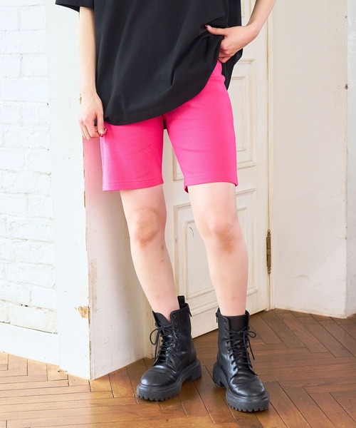 PBLIM（ページボーイリム）の「PAGEBOYLIM/サイクルパンツ/WEB限定カラー（その他パンツ・レディース・ブラック/ピンク/オレンジ/ゼブラ・FREE）」の3枚目の写真