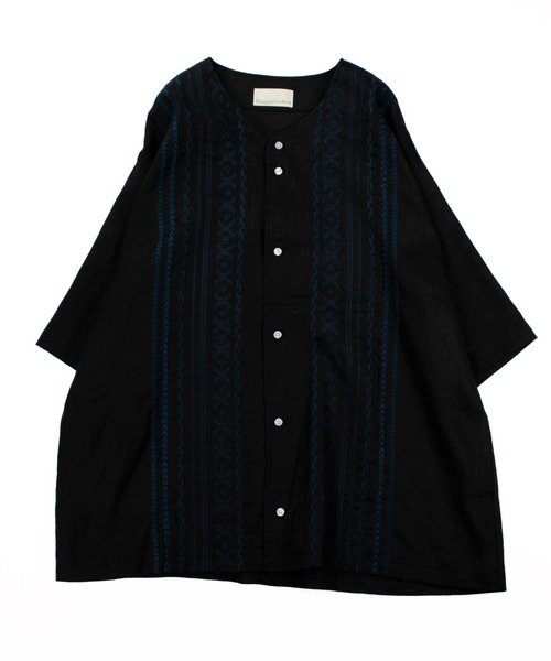 Universal Style Wear(ユニバーサルスタイルウェア)の「Universal Style Wear キューバ ベースボール シャツ(シャツ/ブラウス・メンズ・ネイビー/グレー/ナチュラル/ブラック・LARGE/MEDIUM/X-LARGE)」の20枚目の写真
