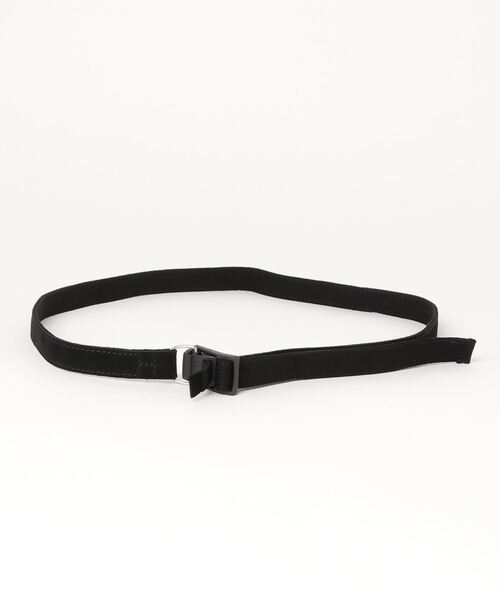 hobo（ホーボー）の「【hobo / ホーボー】LONG BELT FIDLOCKR BUCKLE COW SUEDE（ベルト・メンズ・グレー/ブラック・FREE）」の4枚目の写真