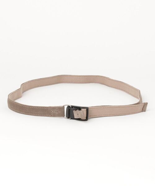 hobo（ホーボー）の「【hobo / ホーボー】LONG BELT FIDLOCKR BUCKLE COW SUEDE（ベルト・メンズ・グレー/ブラック・FREE）」の5枚目の写真