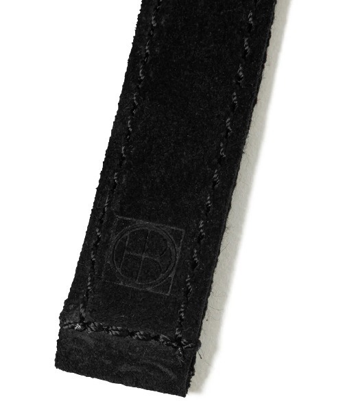 hobo（ホーボー）の「【hobo / ホーボー】LONG BELT FIDLOCKR BUCKLE COW SUEDE（ベルト・メンズ・グレー/ブラック・FREE）」の7枚目の写真