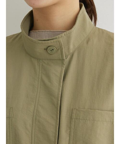 Green　Parks（グリーンパークス）の「ミリタリーベスト（ベスト・レディース・ホワイト系その他2/カーキ・FREE）」の9枚目の写真