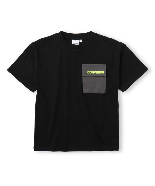 CONVERSE(コンバース)の「【CONVERSE】ポケット付きTシャツ(Tシャツ/カットソー・キッズ・ブラック/ブルー・160/105/130/140/120/150)」の7枚目の写真