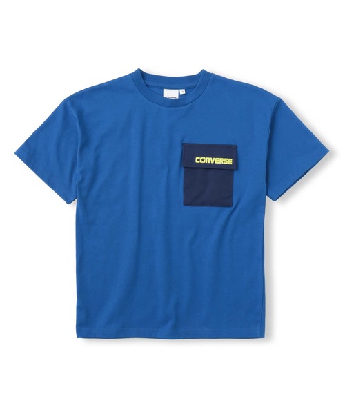 CONVERSE(コンバース)の「【CONVERSE】ポケット付きTシャツ(Tシャツ/カットソー・キッズ・ブラック/ブルー・160/105/130/140/120/150)」の9枚目の写真