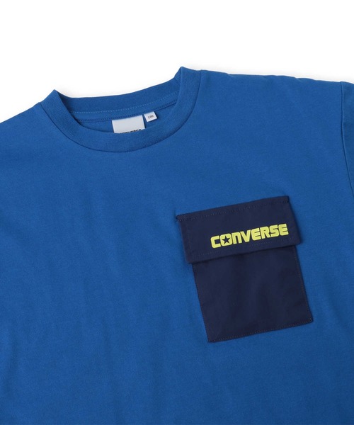 CONVERSE(コンバース)の「【CONVERSE】ポケット付きTシャツ(Tシャツ/カットソー・キッズ・ブラック/ブルー・160/105/130/140/120/150)」の11枚目の写真