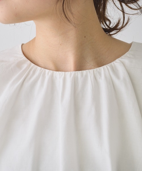 PUAL CE CIN（ピュアルセシン）の「バルーンプルオーバー（Tシャツ/カットソー・レディース・ベージュ/イエロー/サックスブルー/オフホワイト・FREE）」の17枚目の写真