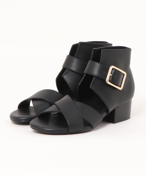 RIM.ARK（リムアーク）の「Cross faux leather shoes（サンダル