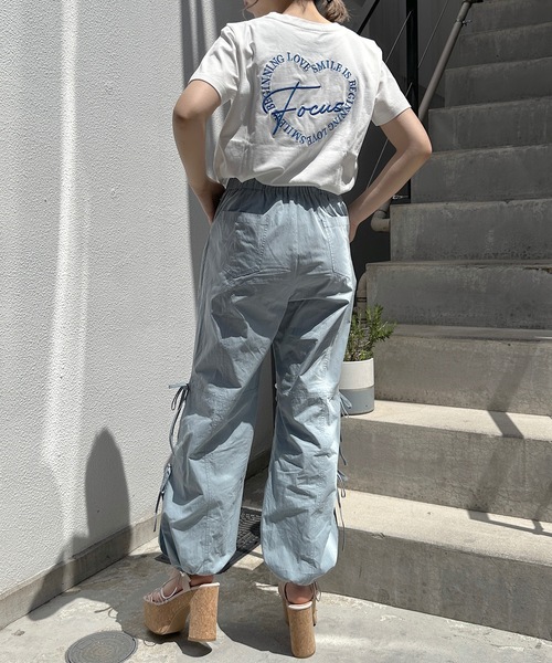 one way（ワンウェイ）の「FOCUSハート刺繍Tシャツ（Tシャツ/カットソー・レディース・ホワイト系その他2/ホワイト系その他/ライトブルー/ブラック/ライトベージュ/その他/ピンク・FREE）」の21枚目の写真