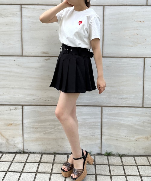 one way（ワンウェイ）の「FOCUSハート刺繍Tシャツ（Tシャツ/カットソー・レディース・ホワイト系その他2/ホワイト系その他/ライトブルー/ブラック/ライトベージュ/その他/ピンク・FREE）」の20枚目の写真