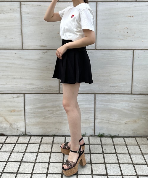 one way（ワンウェイ）の「FOCUSハート刺繍Tシャツ（Tシャツ/カットソー・レディース・ホワイト系その他2/ホワイト系その他/ライトブルー/ブラック/ライトベージュ/その他/ピンク・FREE）」の17枚目の写真